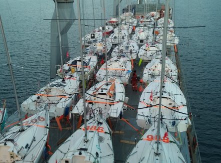 Un expéditeur Anversois ramène plus de 80 voiliers des Caraïbes à la Rochelle