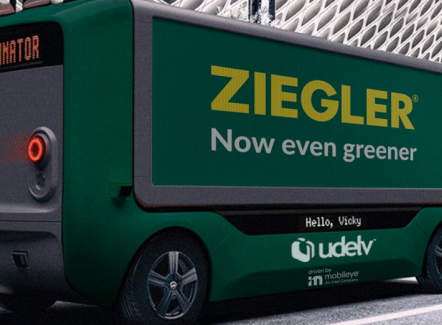 Ziegler bestelt tien autonome bestelwagens van Udelv