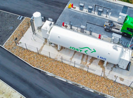 Jost opent een nieuw LNG-station