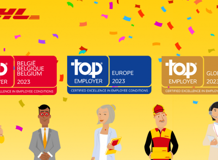 DHL à nouveau certifiée Top Employer