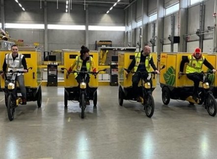 DHL Express Anvers achète sept nouveaux cargobikes