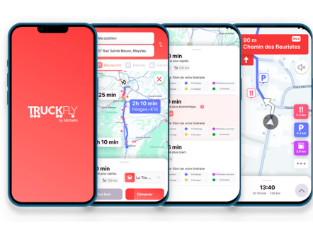 Truckfly by Michelin innove et lance le «poids lourd» des GPS