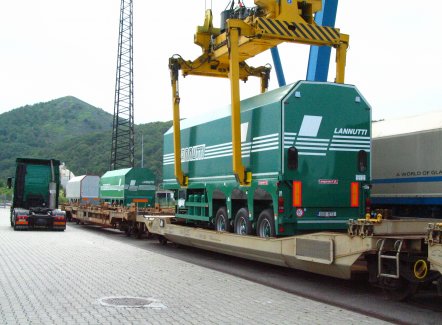 Multimodaal vervoer in cijfers « truck vs trein » - AGC en Lannutti