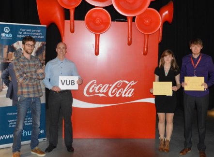 Des étudiants de la VUB gagnent le premier TL Hub Business Game (Powered by Coca-Cola Enterprises)