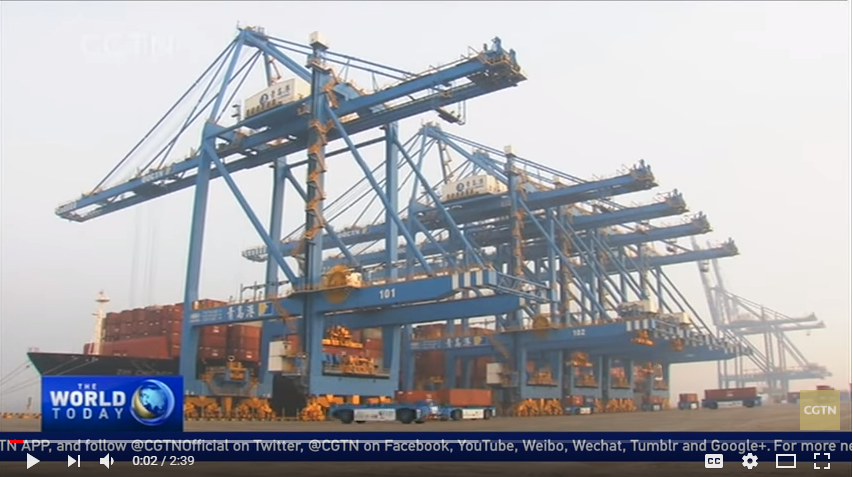 (Video) Ontdek de eerste 100% geautomatiseerde haven te Qingdao in China