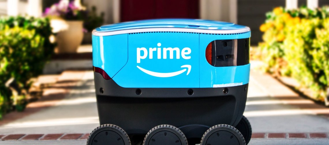 Amazon teste lui aussi des petits robots de livraison