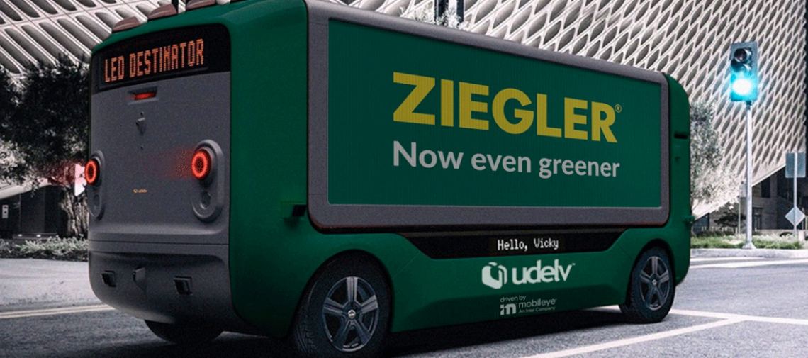 Ziegler bestelt tien autonome bestelwagens van Udelv