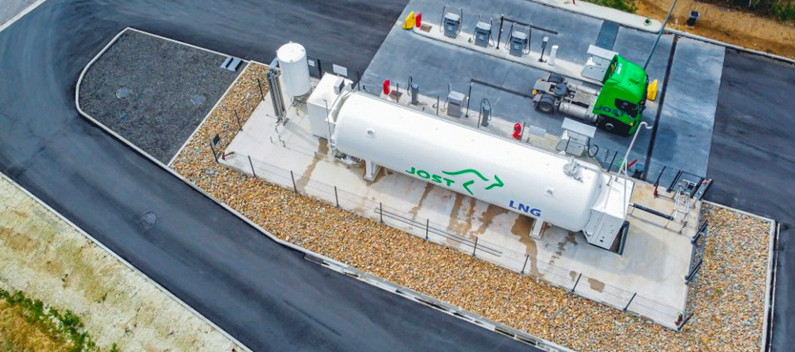 Jost opent een nieuw LNG-station