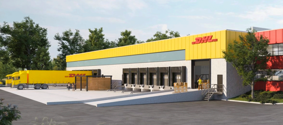 DHL Express bouwt nieuwe hub in Courcelles