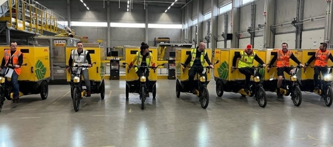 DHL Express Anvers achète sept nouveaux cargobikes