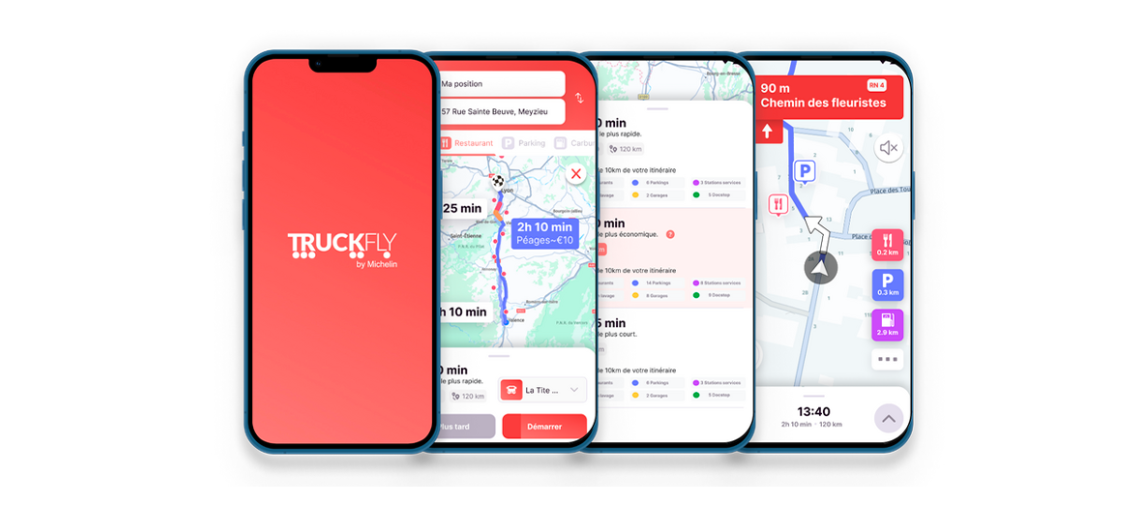 Truckfly by Michelin innove et lance le «poids lourd» des GPS