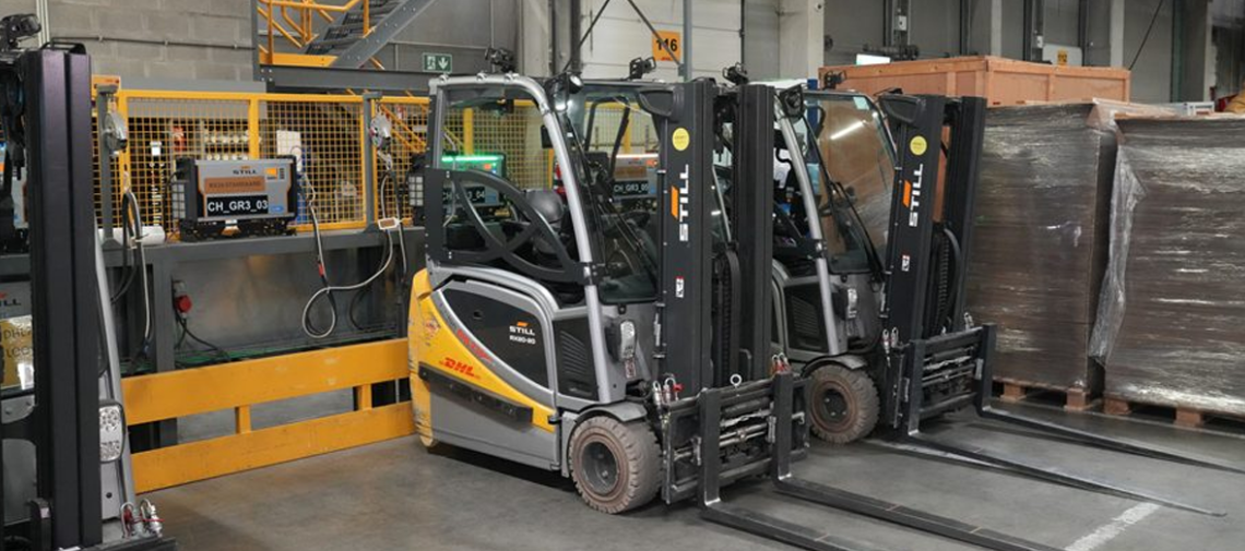 117 nieuwe Still-trucks bij DHL Aviation